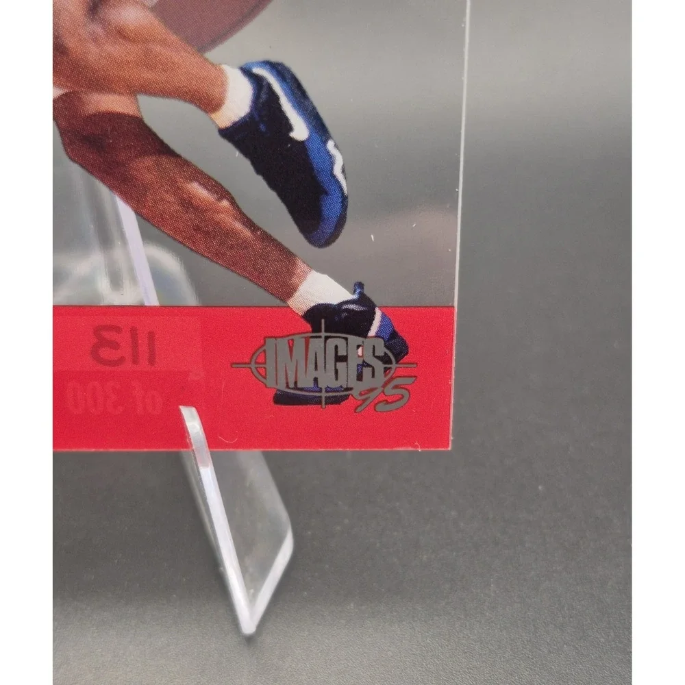 1995 Classic Images Four Sport Grant Hill #E1 Clear Excitement #ed/300 Duke RC